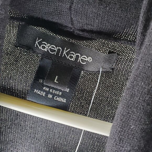 Karen Kane Silk Cashmere Cardigan Large Beaded Romantic Witchy Quiet Luxury - Picture 3 of 13